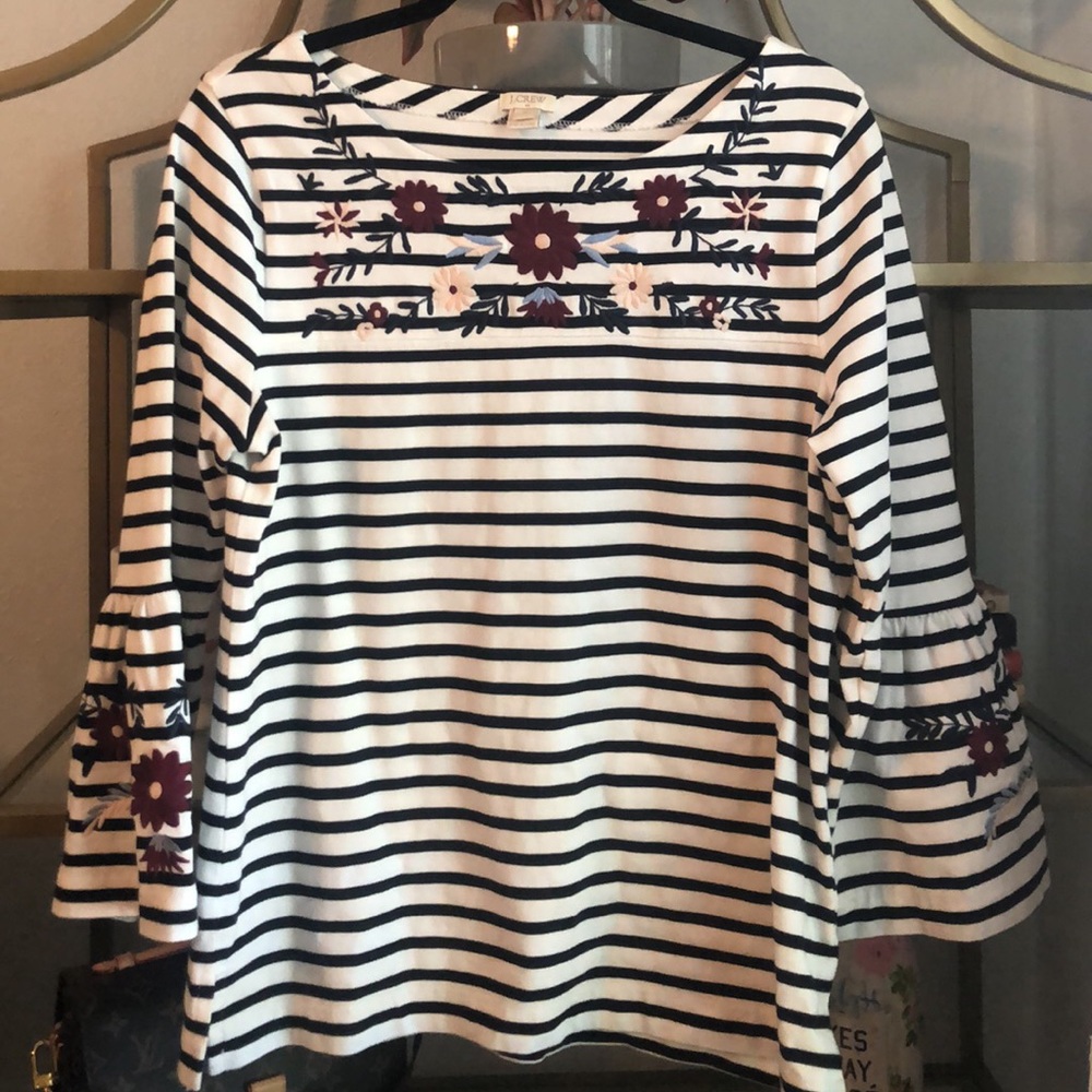 NEVER WORN: J Crew Bell Sleeve Top